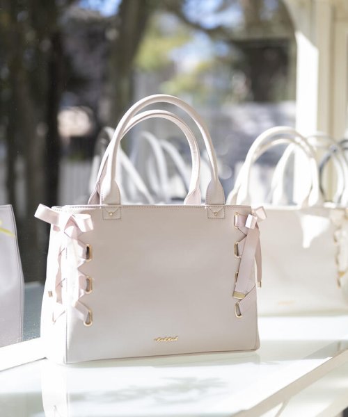 セール レースアップリボントートバッグ ミッシュマッシュ Misch Masch D Fashion