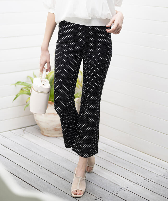 Deuxieme Classe MODY ストレッチフレアパンツ 34 ベージュ Deuxieme Classe MODY ストレッチフレアパンツ 34 ベージュ