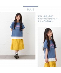 MAC HOUSE(kid's)/SARARI サラリ 冷感フロントプリントフェイクレイヤード半袖Tシャツ MH626－704/504598167