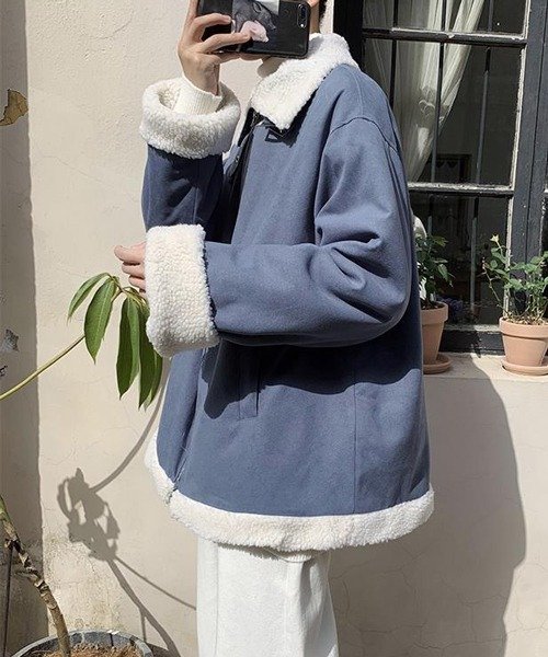 コート ムートンコート ダブルカラーフェイクムートンブルゾン8 000円 オープニング大放出セール コート ムートンコート ダブルカラーフェイクムートンブルゾン8 000円 オープニング大放出セール