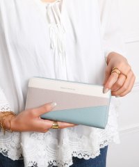 MERCURYDUO（BAG）/マーキュリーデュオ MERCURYDUO ダイアナ トリコカラーRFロングウォレット/504598565