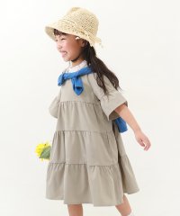 devirock/ティアード半袖ワンピース 子供服 キッズ 女の子 半袖ワンピース ノースリーブワンピース ワンピース /504602470