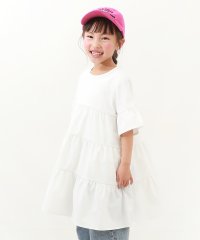 devirock/ティアード半袖ワンピース 子供服 キッズ 女の子 半袖ワンピース ノースリーブワンピース ワンピース /504602470