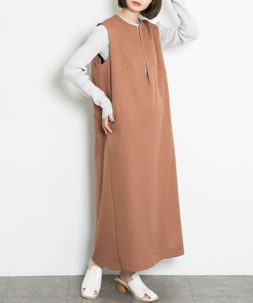 セール 50 Off キーネックiラインワンピース ケービーエフ Kbf D Fashion