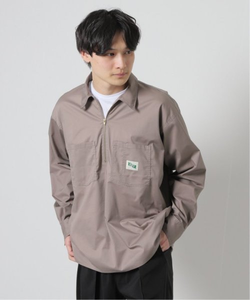 【KEY/キー×JOURNAL STANDARD】別注 ハーフジップ カラーシャツ
