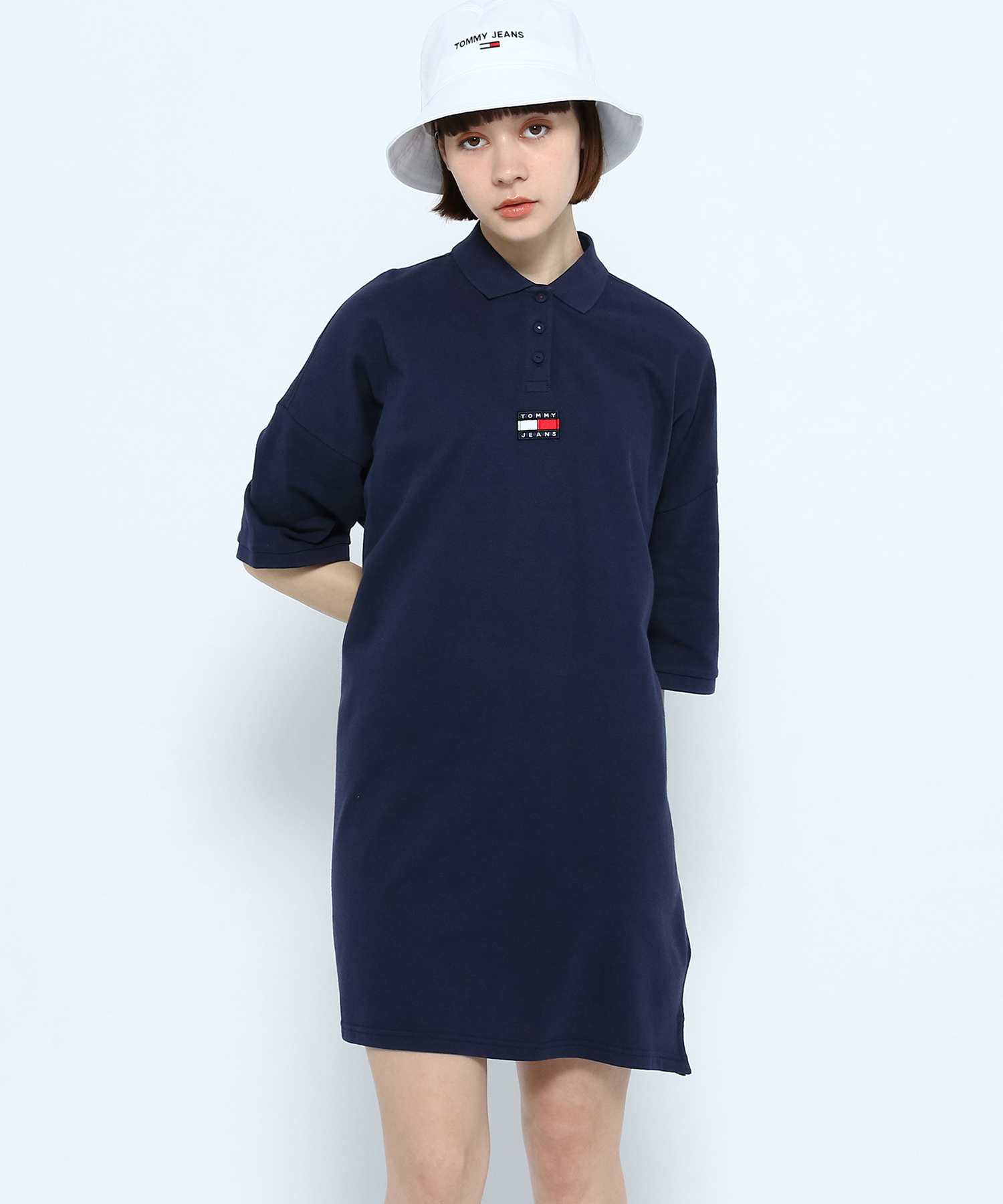 ★決算特価商品★ セール】トミージーンズ TOMMY JEANS オーバーサイズバッジロゴ レディースウェア