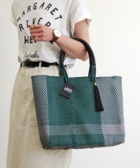 WOVEN/ウーヴン WOVEN メルカドバッグ かごバッグ bk－bag－mid－nv－wh－m/504605878