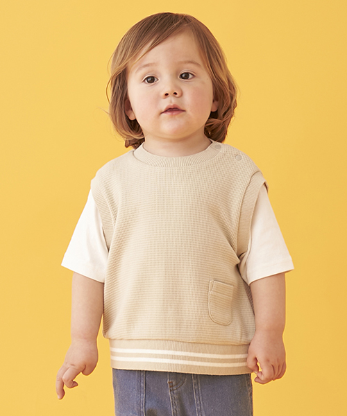 最大81%オフ! petit main オーガビッツ スカラップTシャツ ピンク