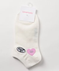 Lovetoxic/サークル刺繍スニーカインソックス/504602143