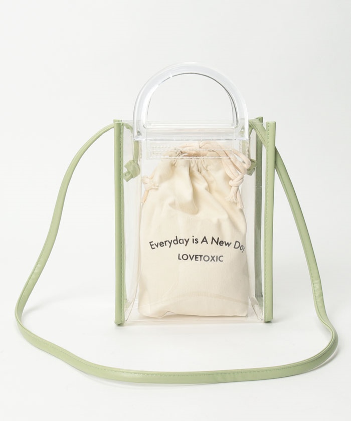 巾着付クリアショルダーBAG(504605092) | ラブトキシック