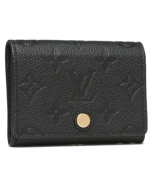 ルイヴィトン カードケース アンヴェロップカルト ドゥ ヴィジット モノグラムアンプラント ブラック レディース LOUIS VUITTON M58456