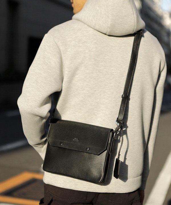 SEEKER/シーカー×UNIONSTATION別注】防水加工エンボスレザーショルダー
