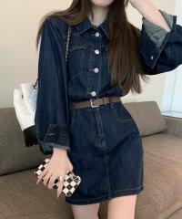 TeddyShop/テディショップ Teddyshop ワンピース レディース セパレート風ショート丈デニムワンピース/504607892