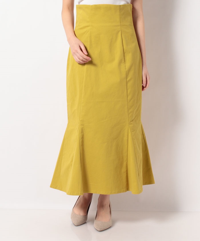 セール】【natural couture】ハイウエストマーメイドスカート 