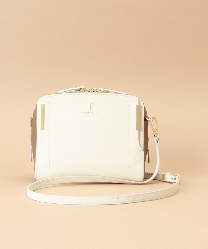 【Samantha Thavas】MONO SHOULER BAG ショルダーバッグ 3カラー Pomme d'espoir ポムディスポワール バイカラーショルダーバッグ
