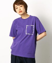 Purple & Yellow/メッセージプリント＆ポケット半袖Ｔシャツ/504593746