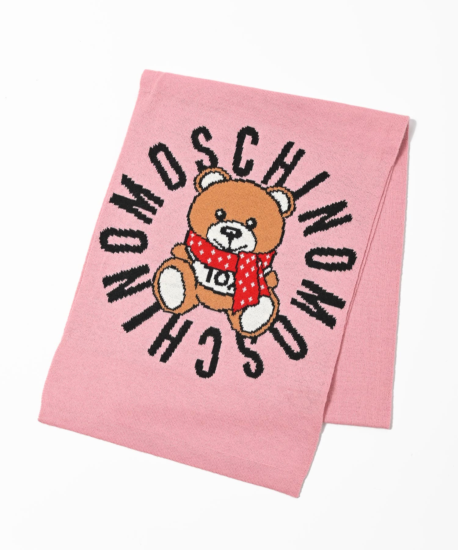 MOSCHINO(モスキーノ)テディベアマフラーストール equaljustice.wy.gov