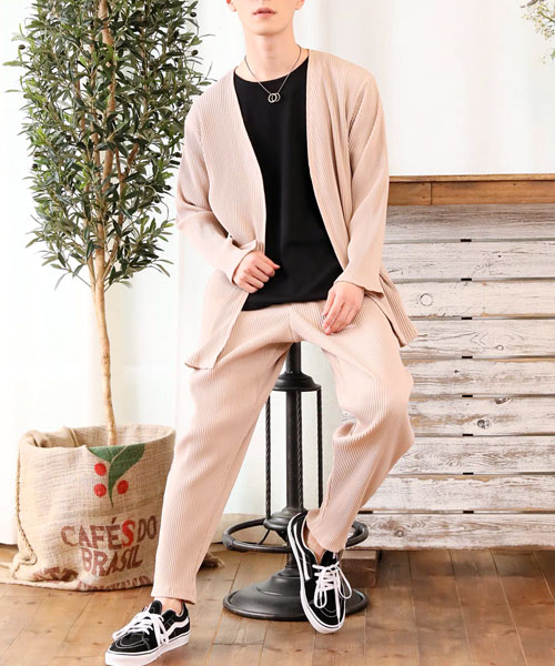 セットアップ(ベージュ)のメンズファッション通販 - d fashion