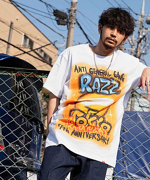 セール64%OFF】RAZZIS 周年スプレープリントTシャツ メンズ RAZZIS ...
