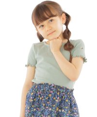 SHIPS KIDS/SHIPS KIDS:リブ フリル TEE(100～130cm)/504616704