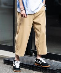 Rocky Monroe/クロップドパンツ シェフパンツ 7分丈 ひざ下 ゆったり 半端丈 ハーフ メンズ レディース テーパード カラーパンツ 白 無地 ストレッチツイル ゴルフ スポ/503094460