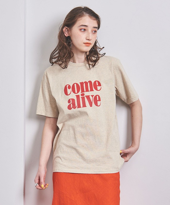 tシャツ 「別注」「MIXTA」COME ALIVE Tシャツ レディース MIXTA（ミクスタ）＞COME ALIVE Tシャツ NATURAL(504605406