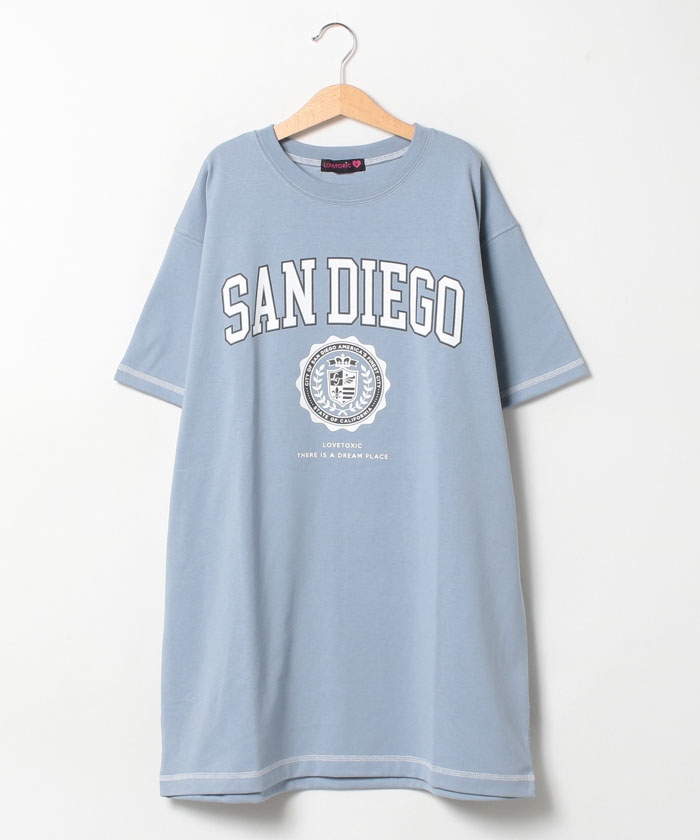 セール 40%OFF】カレッジロゴTシャツワンピース(504608476