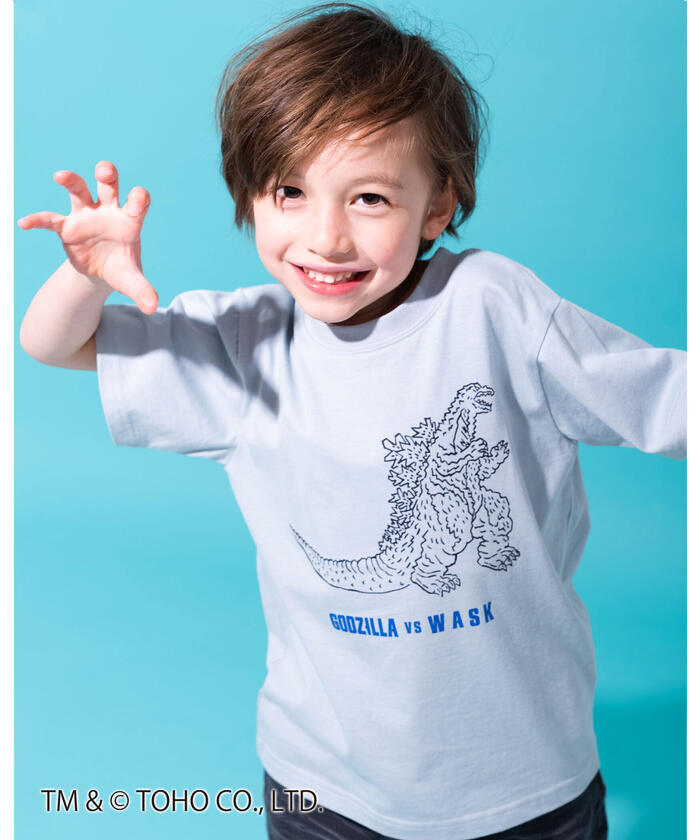 GODZILLA 】 ゴジラ VS ギドラ プリント 爪痕 Tシャツ（S～L
