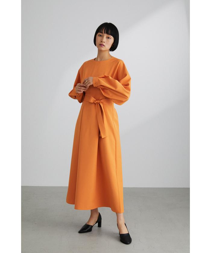 セール 30%OFF】ウエストタックフレアワンピース(504621155 セール 30%OFF】ウエストタックフレアワンピース(504621155