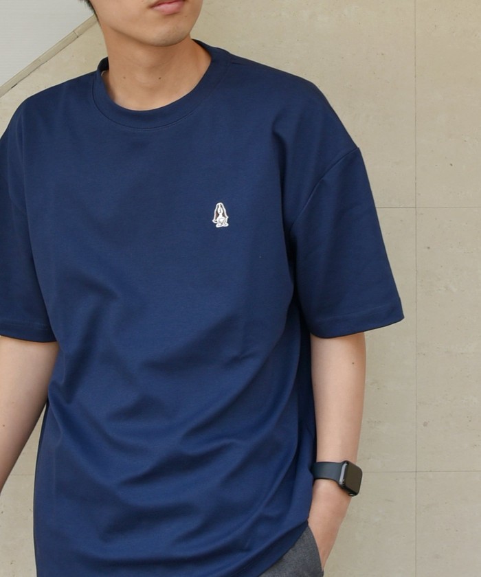 メーカー セール】【SHIPS 半袖 ワンポイントロゴ Puppies: any別注】Hush Tシャツ(半袖+袖なし)