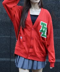 Spiritoso/スピリトーゾ Spiritoso 刺繍ワッペンロゴカーディガン/504623186