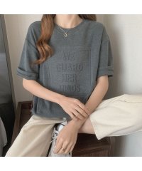 &soiree/アンドソワレ &soiree ビッグシルエットロゴTシャツ/504623335