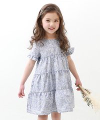 devirock/花柄ティアード半袖ワンピース 子供服 キッズ 女の子 半袖ワンピース ノースリーブワンピース ワンピース /504623392