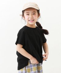 devirock/バックタック半袖Tシャツ 子供服 キッズ 女の子 トップス 半袖Tシャツ Tシャツ /504623393