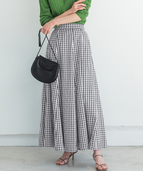 【値下】COMME des GARÇONS ギンガムチェック フレアスカート S トリコ コム デ ギャルソン Sサイズ スカート フレアスカート