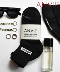 ANVIL/アンヴィル ANVIL 「消臭加工」 3足セット パイルソックス 足首丈 ショート丈 ソックス 靴下 /3P Quarter Socks ANS040 消臭加工/504600522