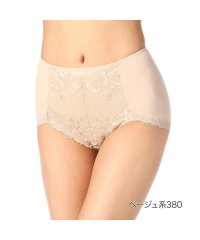 manzoku/福助 公式 ショーツ レディース 満足 ヒップアップ＆オナカフロントバックレース  37－3171<br>LL レッド系 婦人 女性 フクスケ fukuske/504621669