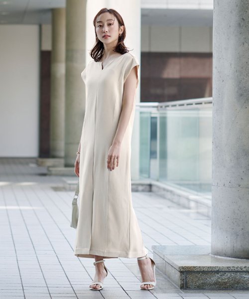 キーネックiラインワンピース ユアーズ Ur S D Fashion