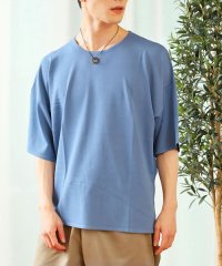 TopIsm/半袖ニット メンズ 接触冷感 ワイドシルエット ドロップショルダー オーバーサイズ 男女兼用 ユニセックス クルーネック 無地/504626594