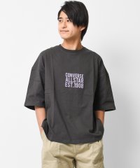 RAT EFFECT/CONVERSE別注前後ロゴスーパービッグTシャツ/504626778