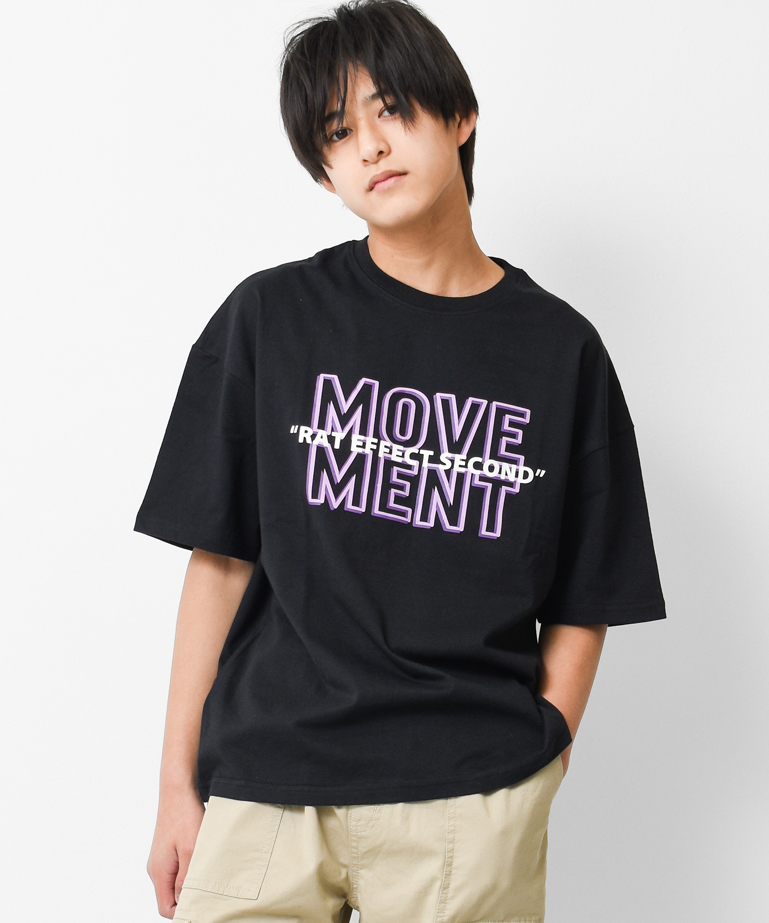 MOVEMENTロゴプリントTシャツ 市販 引出物 SHUSHU シュシュ