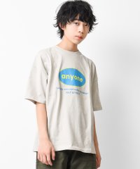 RAT EFFECT/anyoneサークルロゴプリントTシャツ/504626781