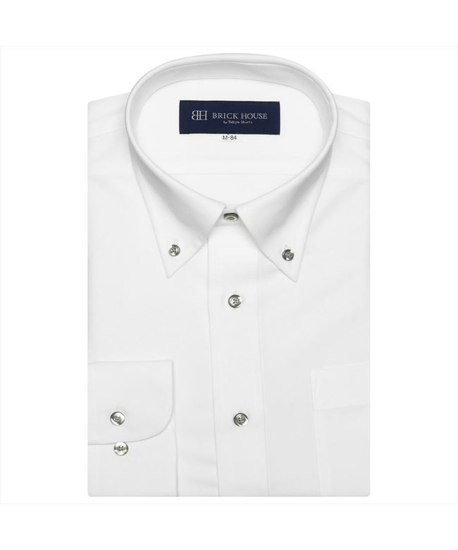 形態安定 ボタンダウンカラー 長袖ビジネスニットシャツ TOKYO 最大65％オフ！ SHIRTS トーキョーシャツ セール