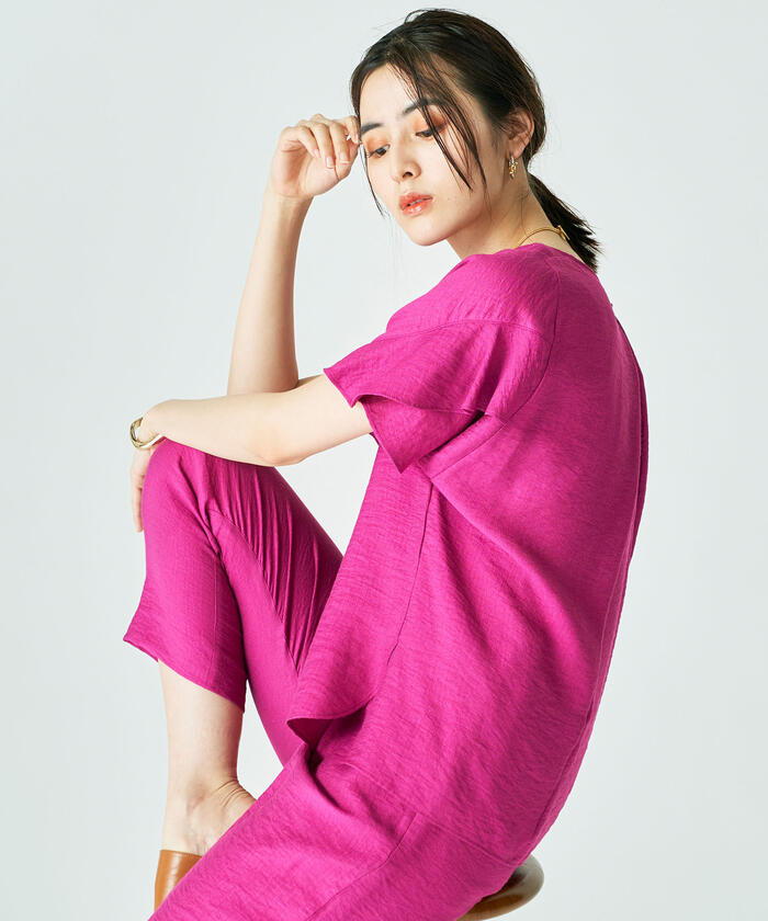 美品NOLLEY'Sノーリーズきれい色大人可愛いジュピター後ろタックブラウス♪ セール 20%OFF】◇【WEB限定】ジュピター後ろタックブラウス