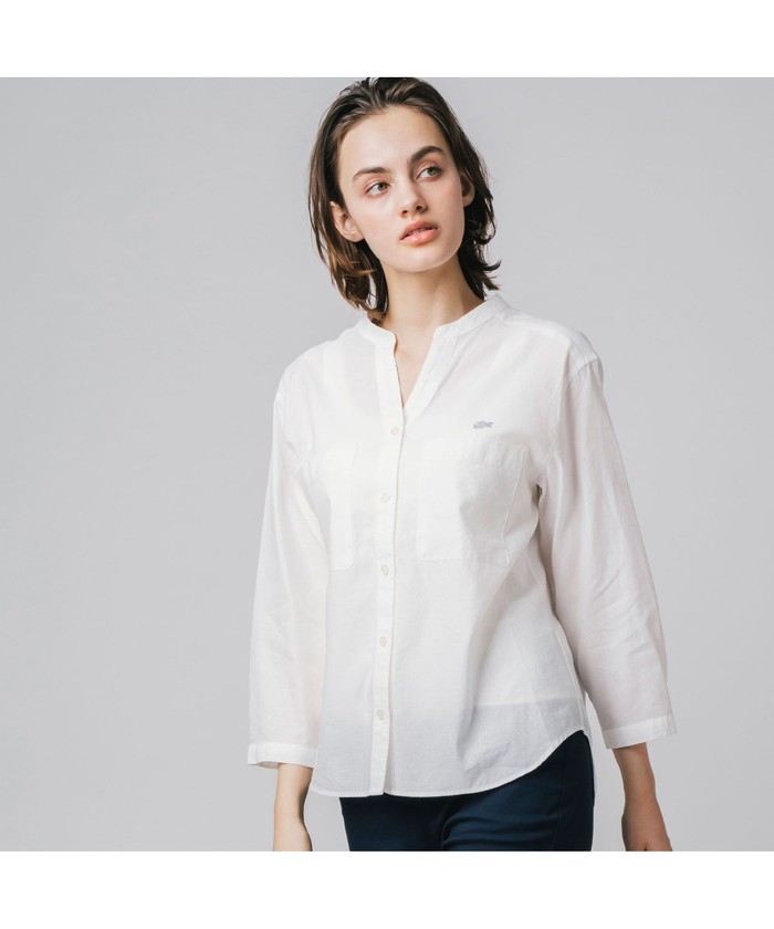 セール 30%OFF】ラコステ LACOSTE コットンリネンスキッパー