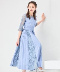 DRESS+/ワンピース ドレス レース袖 ミモレ丈 結婚式 披露宴 食事会/504629379