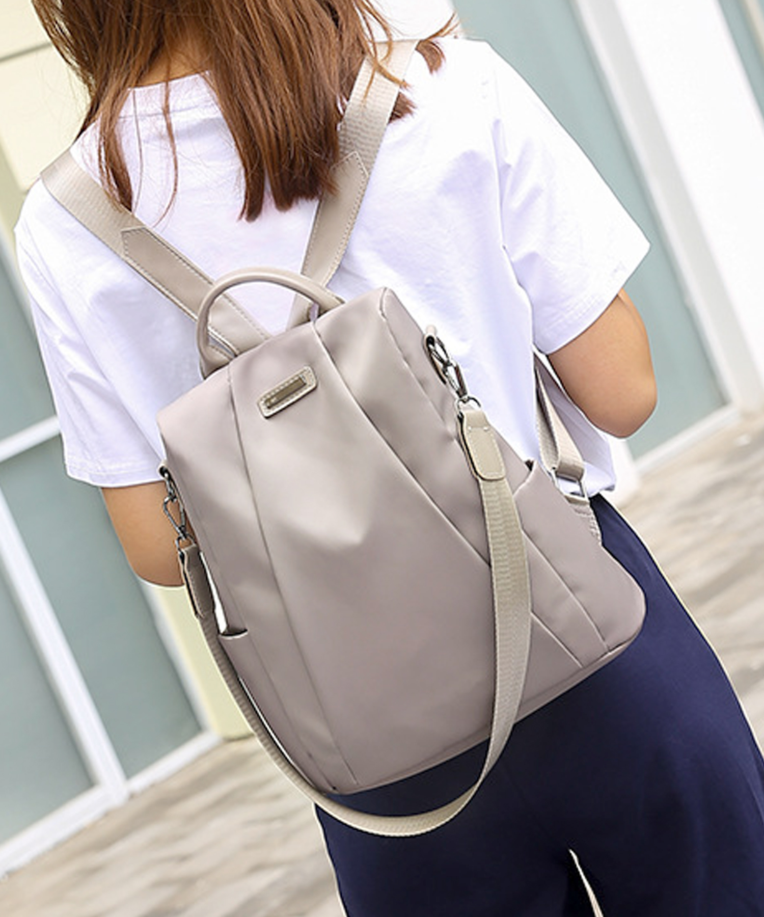 フロージュ florge 2WAY/3WAY/配色ナイロン×フェイクレザー フロージュ florge 2WAY/3WAY/配色ナイロン×フェイクレザー