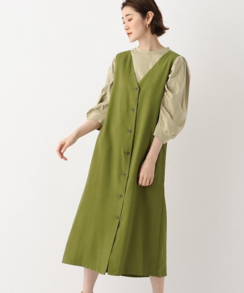 セール60 Off Caffisi 3way ジャンパースカート オペークドットクリップ Opaque Clip D Fashion