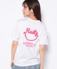 RUSTY/【RUSTY】ハンソデ Tシャツ/504616298