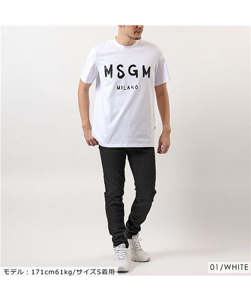 セール】【MSGM(エムエスジーエム)】2840 2940 MM97 半袖 Tシャツ